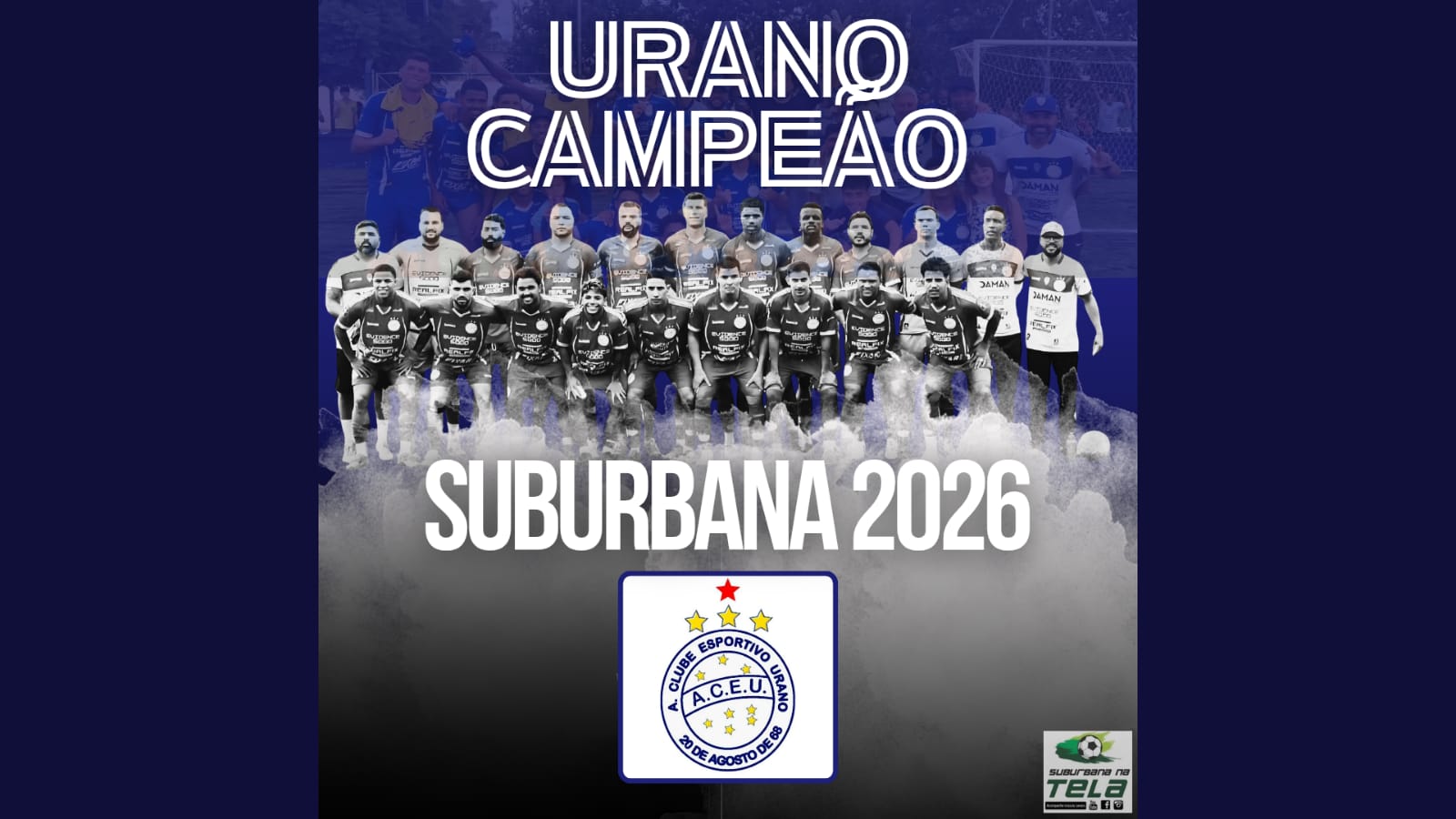 A taça da série A da suburbana de 2026 vai pro Xaxim, o Urano superou o Trieste e voltou a conquistar o título maior do futebol amador de Curitiba após 17 anos. Na reedição de 2009 quando a “azulão” e o “campeoníssimo” decidiram o título em três jogos emocionantes, agora foram dois jogos tendo um empate na ida e o jogo decisivo no Estádio Francisco Muraro.