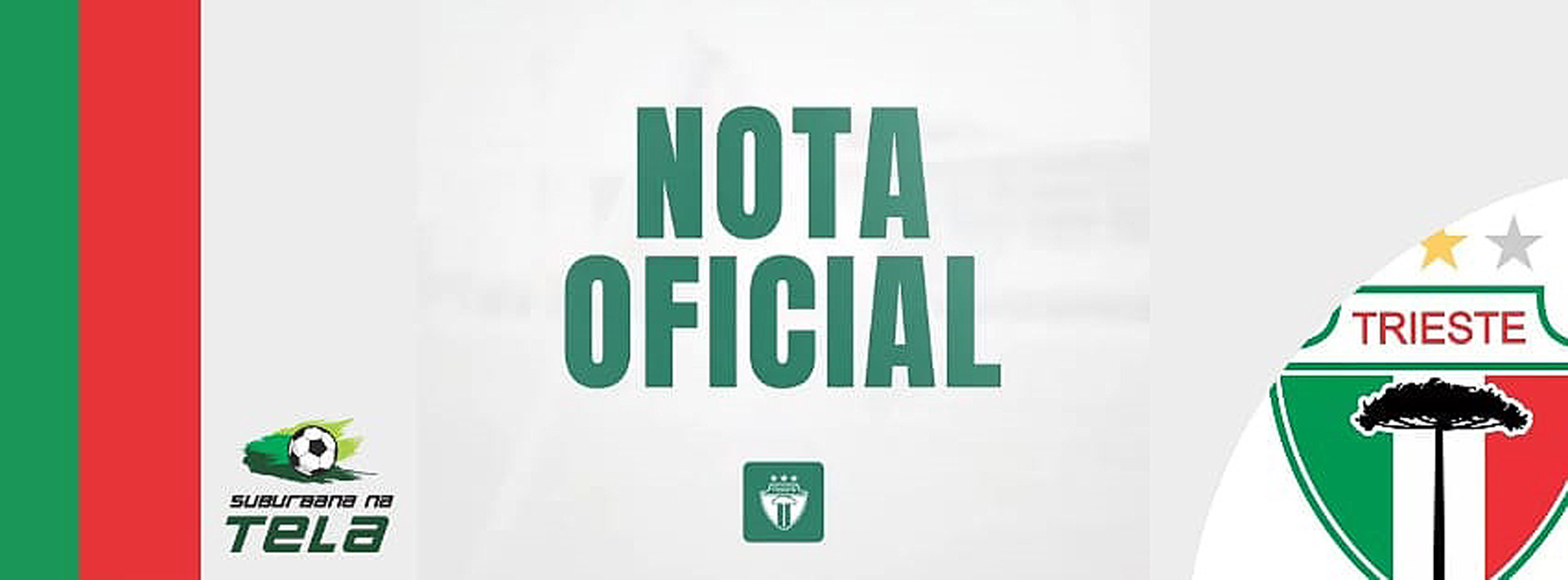 O Trieste Futebol Clube, por meio de nota oficial, desmentiu a informação de que não vai disputar a taça Paraná de 2026. A direção triestina ainda não decidiu sobre a participação ou não na competição deste ano.