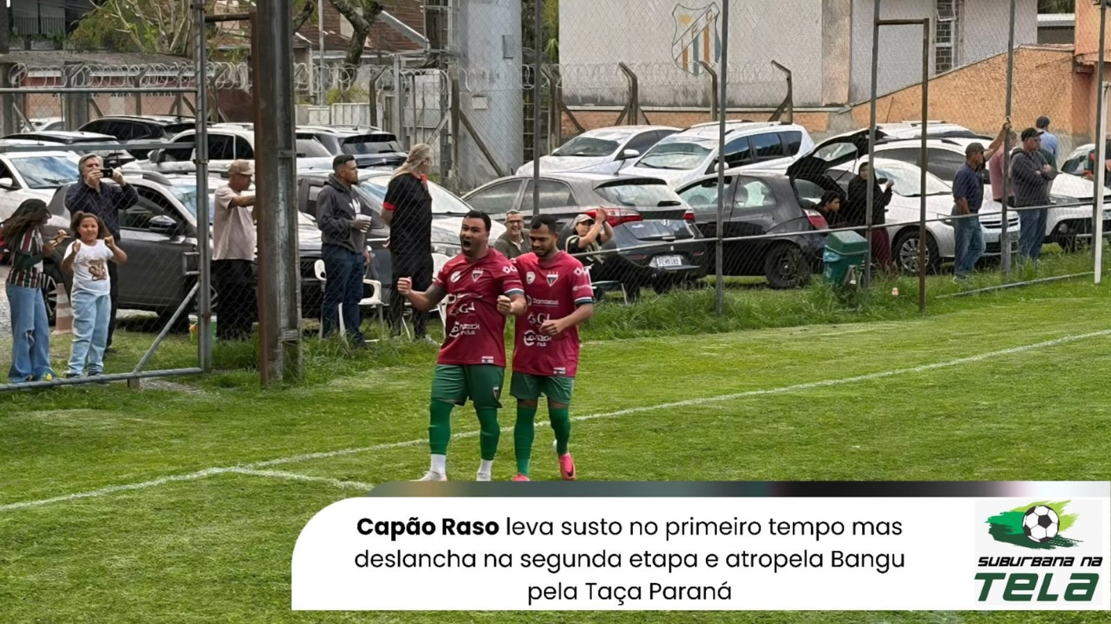 Capão Raso leva susto no primeiro tempo mas na segunda etapa não toma conhecimento e goleia Bangu pela Taça Paraná.